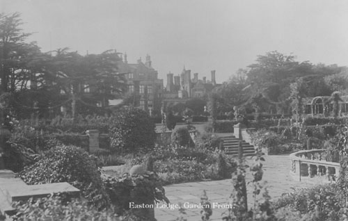 Easton Lodge - from the garden