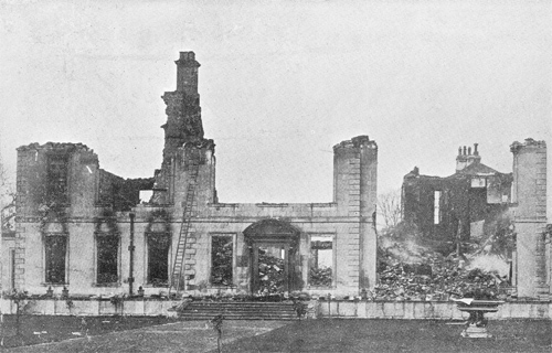 Uffington House - after the fire