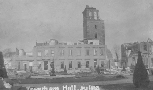 Trentham Hall - demolition in progress 1912